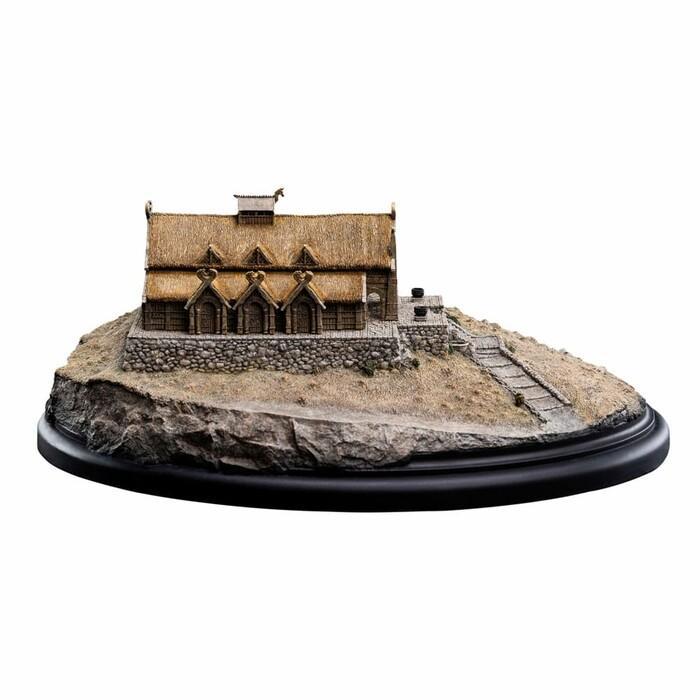 LORD OF THE RINGS - The Golden Hall of Edoras Polystone Statue