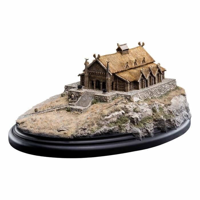 LORD OF THE RINGS - The Golden Hall of Edoras Polystone Statue