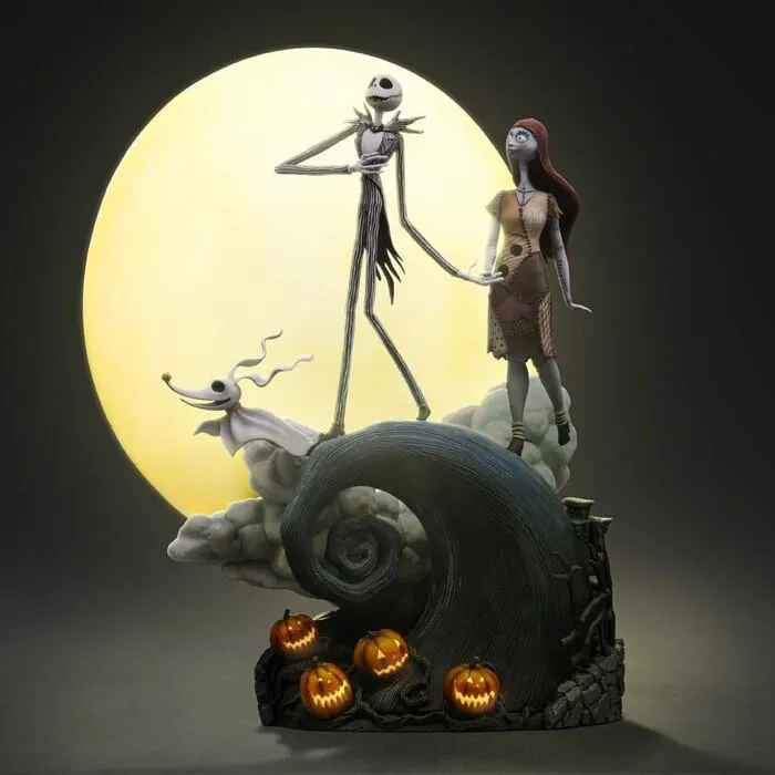 NIGHTMARE BEFORE CHRISTMAS - Jack and Sally 1/10 Deluxe Art Scale Statue