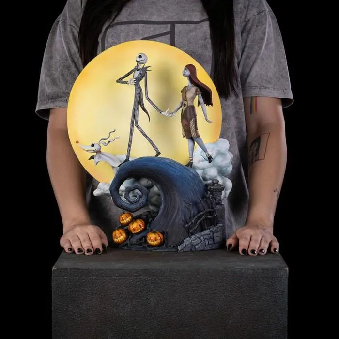 NIGHTMARE BEFORE CHRISTMAS - Jack and Sally 1/10 Deluxe Art Scale Statue