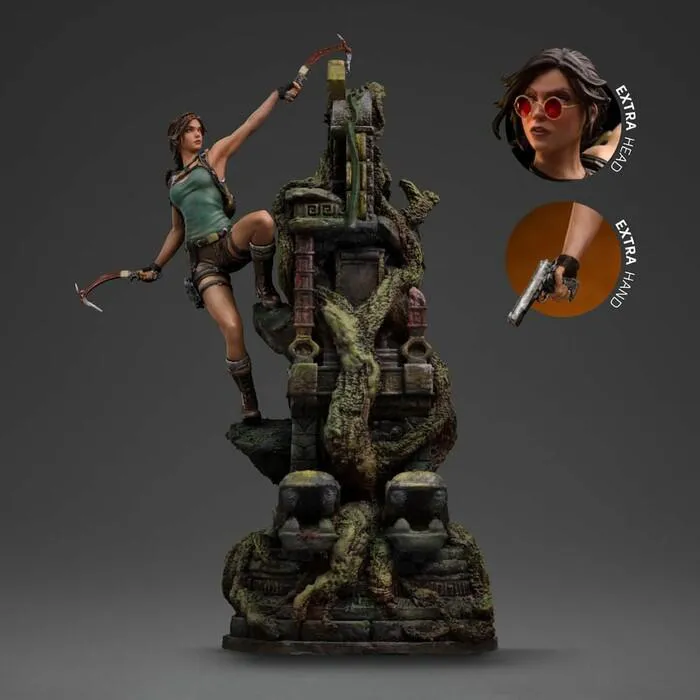 TOMB RAIDER - Lara Croft 1/10 Deluxe Art Scale Statue