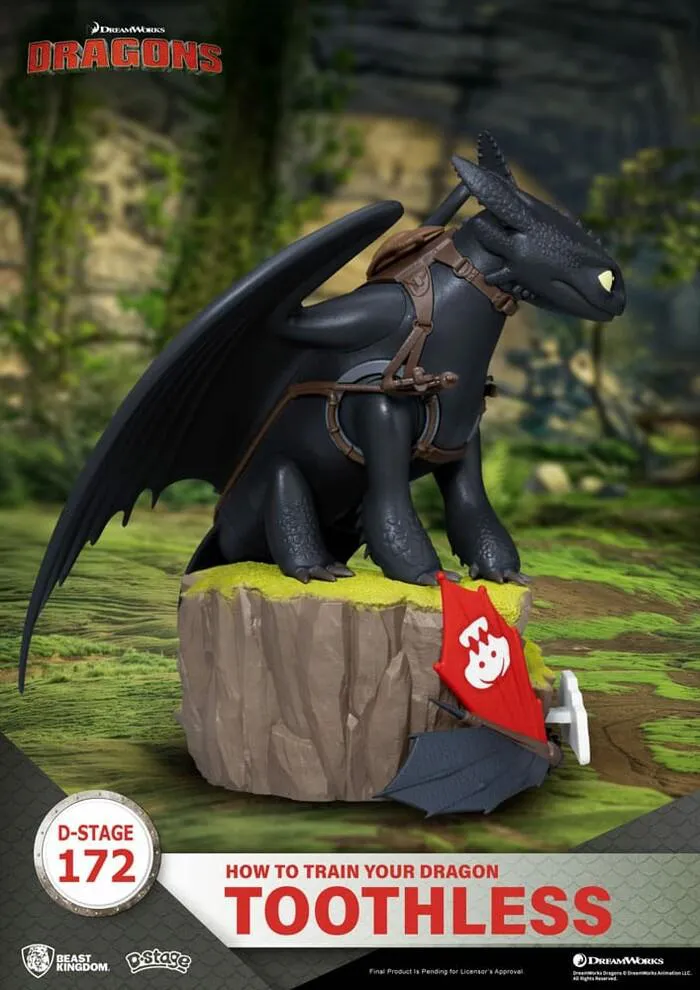 HOW TO TRAIN YOUR DRAGON - Toothless Pvc Figure