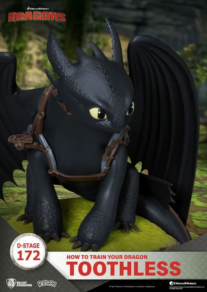 HOW TO TRAIN YOUR DRAGON - Toothless Pvc Figure