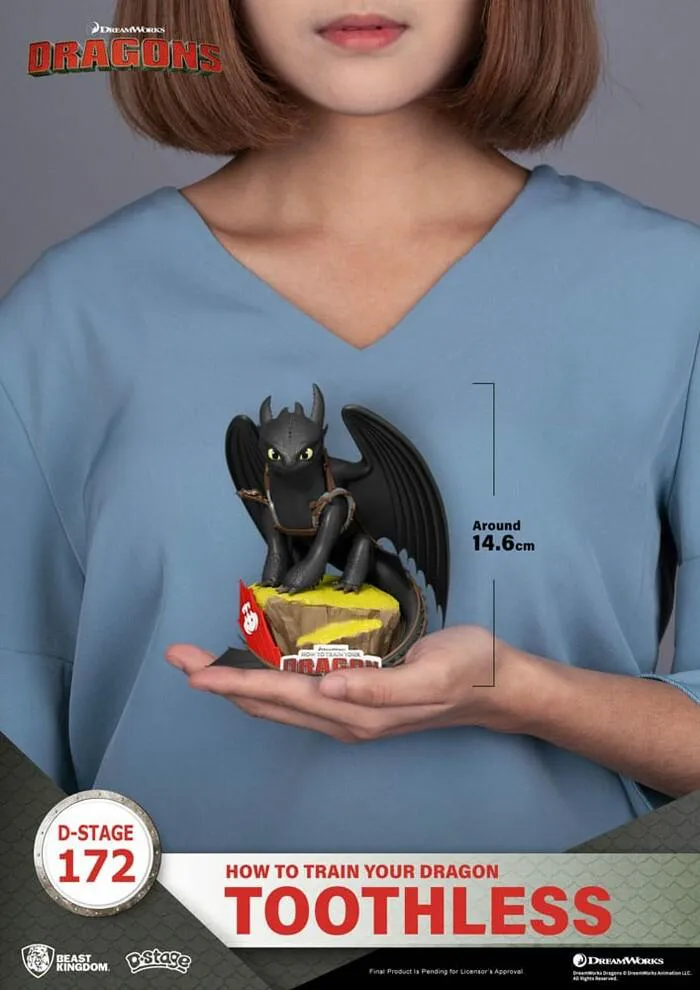 HOW TO TRAIN YOUR DRAGON - Toothless Pvc Figure