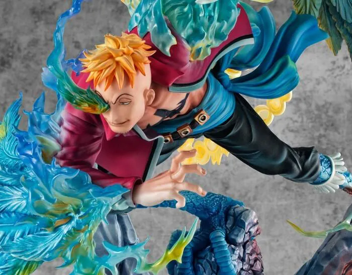 ONE PIECE - Marco the Phoenix Leader of 1st group of Whitebeard Pirates 1/8 Pvc Figure P.O.P. MAS Maximum