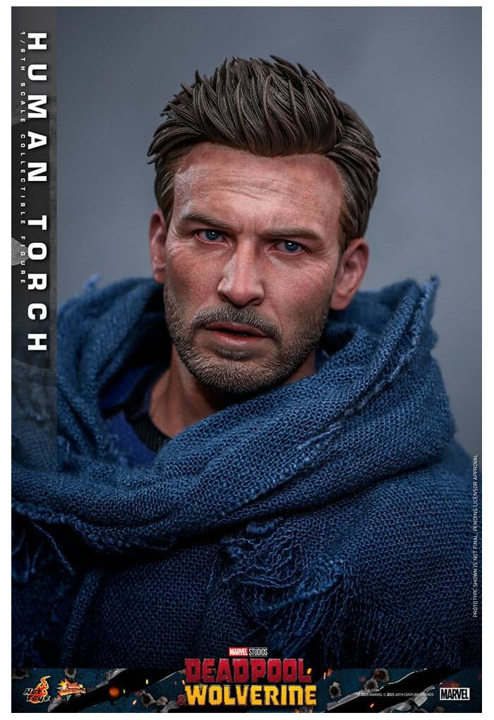 MARVEL - Deadpool & Wolverine - Human Torch 1/6 Action Figure 12" MMS789