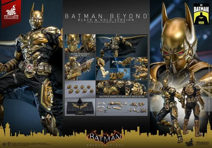 BATMAN - Arkham Knight - Batman Byond Black & Gold Ver. 1/6 Action Figure 12" VGM64