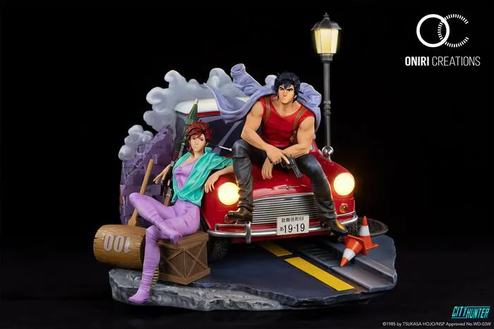 CITY HUNTER - Ryo Saeba & Kaori Makimura 35th Anniversary 1/6 Statue