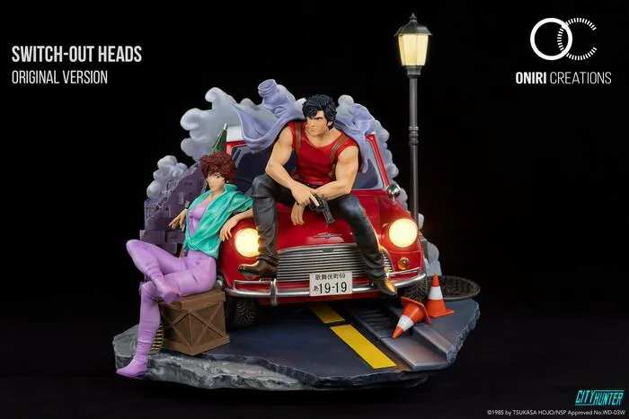 CITY HUNTER - Ryo Saeba & Kaori Makimura 35th Anniversary 1/6 Statue
