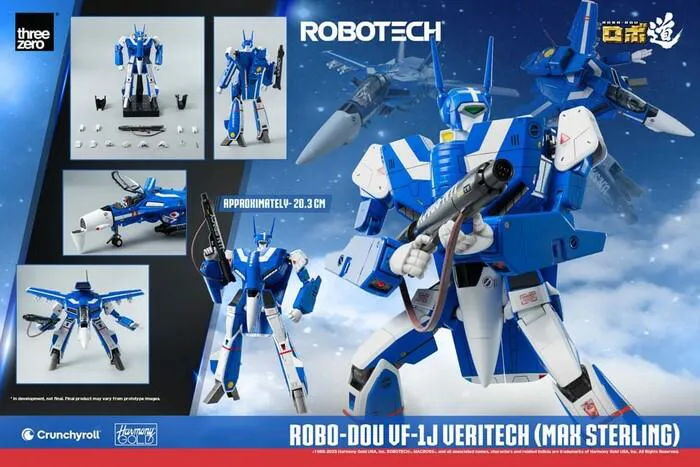 MACROSS - ROBOTECH - VF-1J Veritech Max Sterling Robo-Dou Action Figure