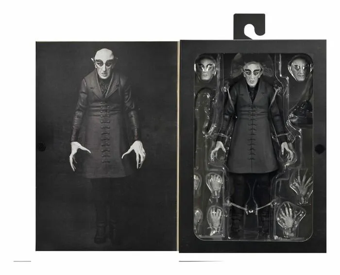 UNIVERSAL MONSTERS - Nosferatu 1922 Count Orlok Black & White Ver. Ultimate Action Figure