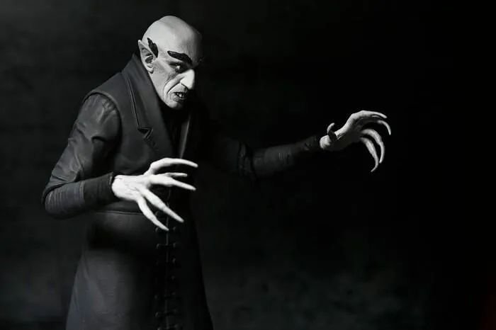 UNIVERSAL MONSTERS - Nosferatu 1922 Count Orlok Black & White Ver. Ultimate Action Figure