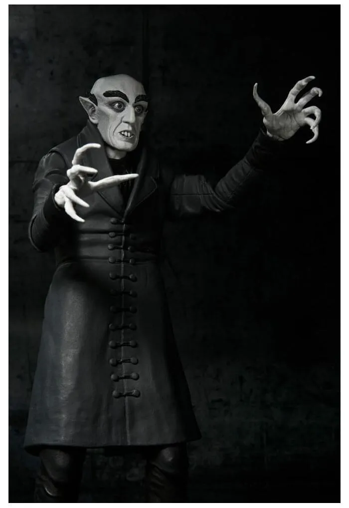 UNIVERSAL MONSTERS - Nosferatu 1922 Count Orlok Black & White Ver. Ultimate Action Figure