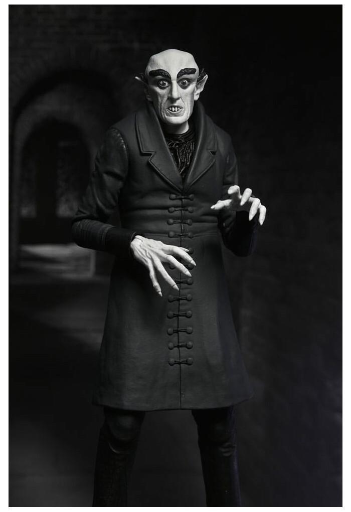 UNIVERSAL MONSTERS - Nosferatu 1922 Count Orlok Black & White Ver. Ultimate Action Figure