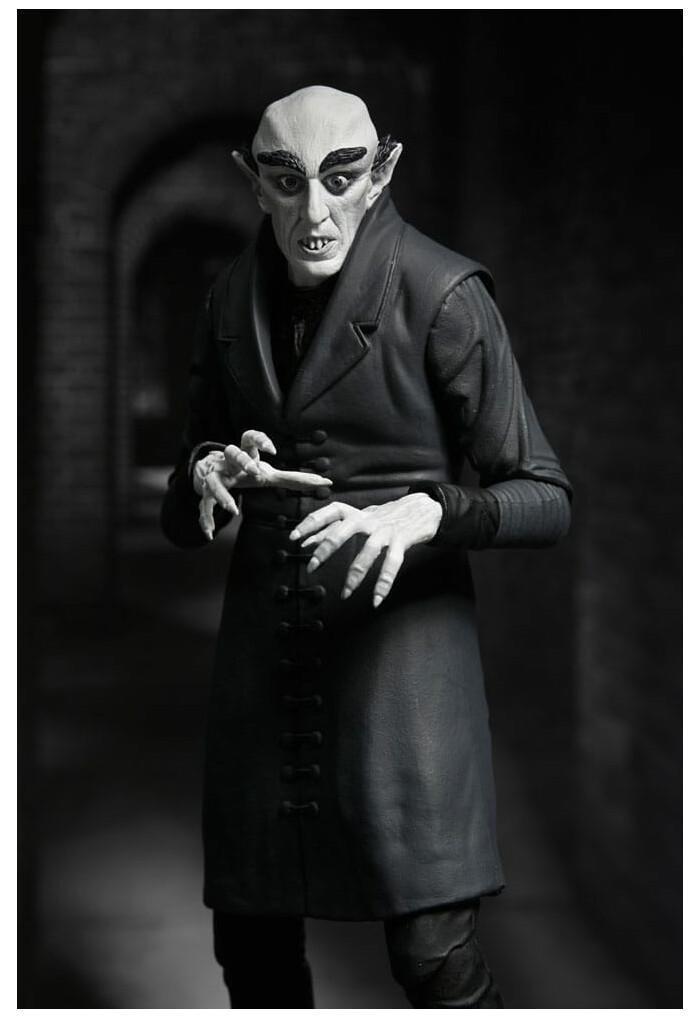 UNIVERSAL MONSTERS - Nosferatu 1922 Count Orlok Black & White Ver. Ultimate Action Figure