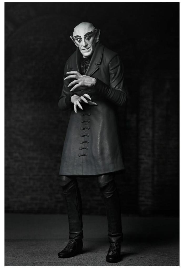 UNIVERSAL MONSTERS - Nosferatu 1922 Count Orlok Black & White Ver. Ultimate Action Figure