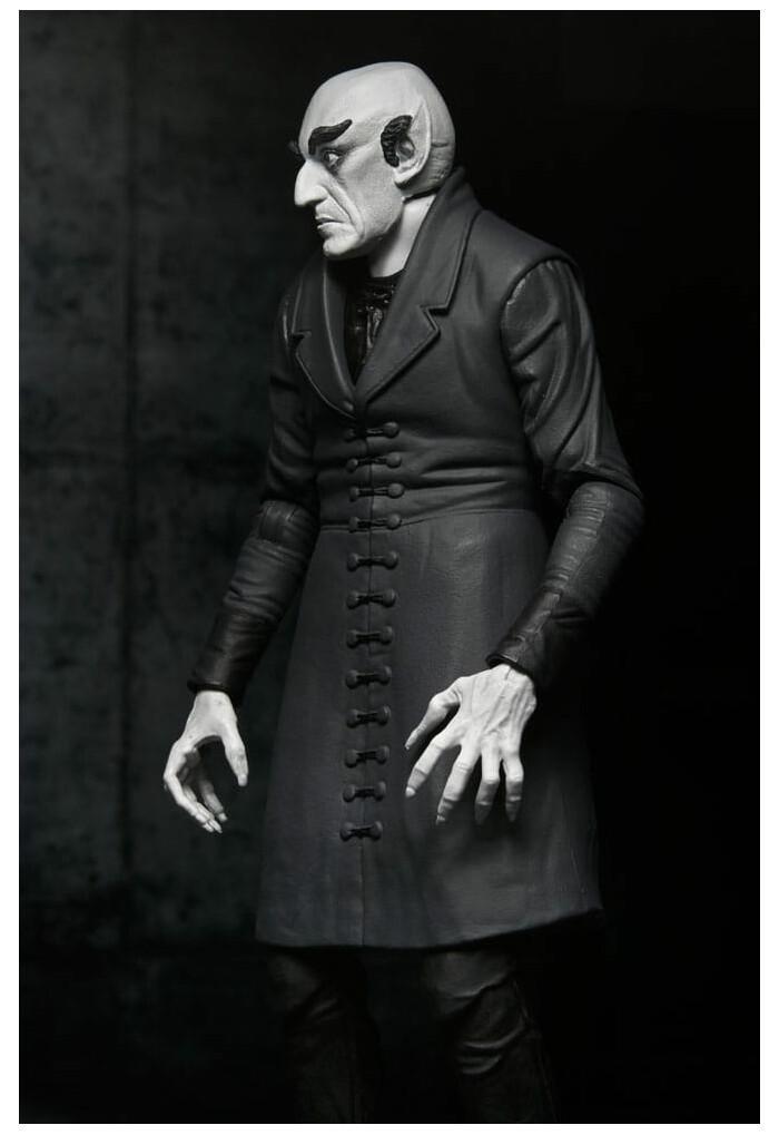 UNIVERSAL MONSTERS - Nosferatu 1922 Count Orlok Black & White Ver. Ultimate Action Figure