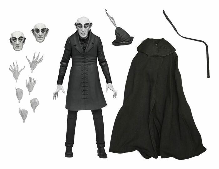 UNIVERSAL MONSTERS - Nosferatu 1922 Count Orlok Black & White Ver. Ultimate Action Figure