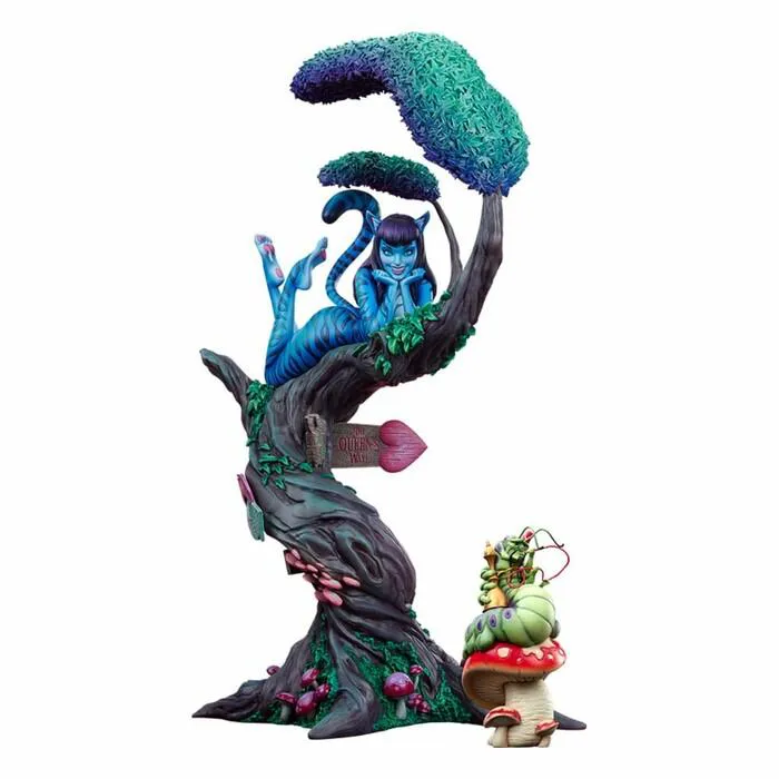FAIRYTALE FANTASIES COLLECTION - Lady Cheshire Cat Deluxe Edition Polystone Statue