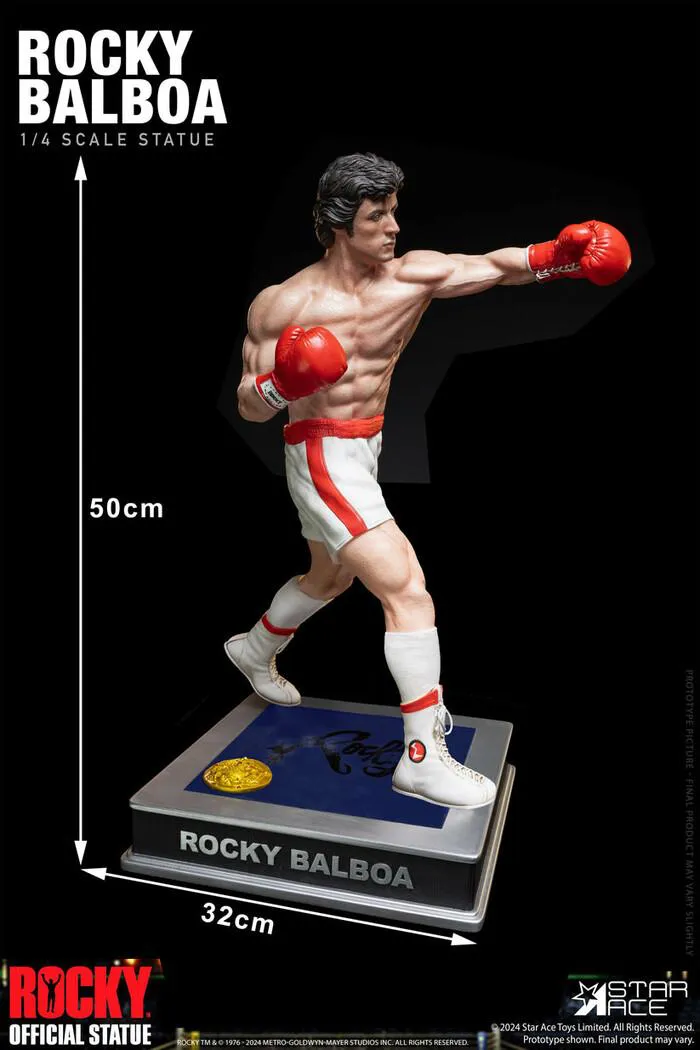 ROCKY - Rocky Balboa Epic Fight 1/4 Polystone Statue