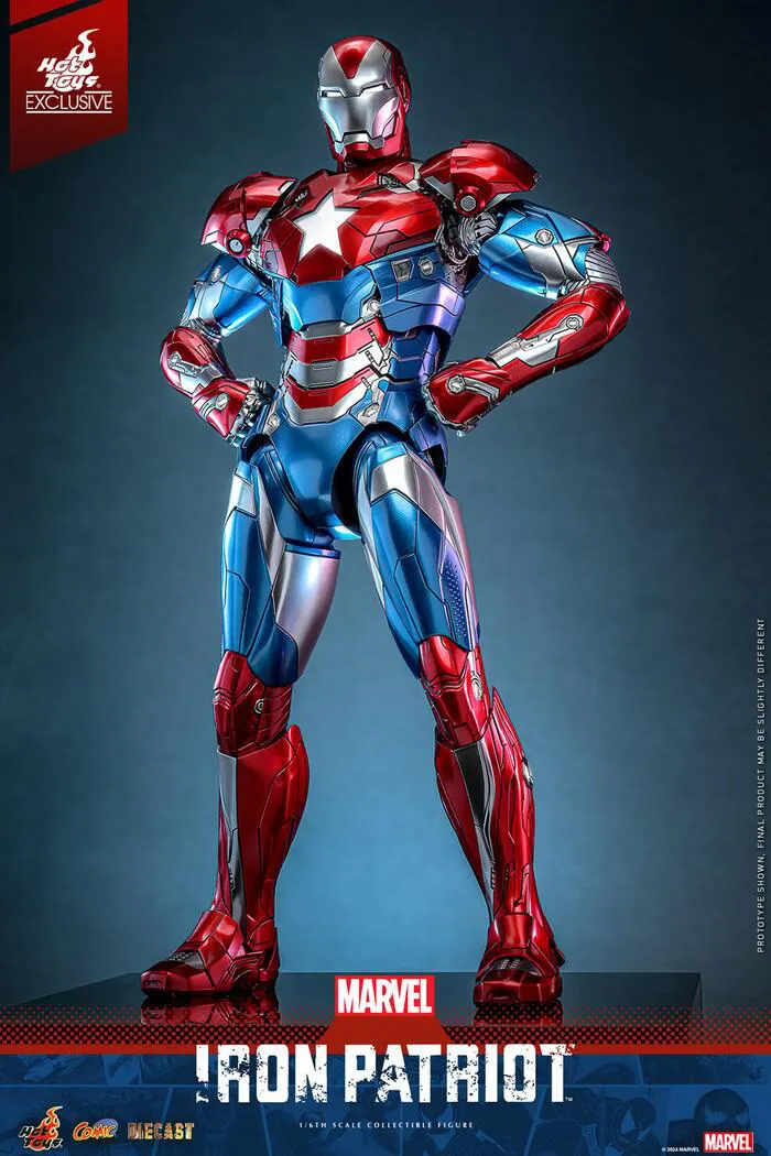 MARVEL - Iron Patriot 1/6 Action Figure 12" Exclusive CMS021-D68