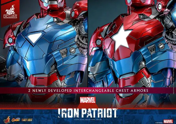 MARVEL - Iron Patriot 1/6 Action Figure 12" Exclusive CMS021-D68