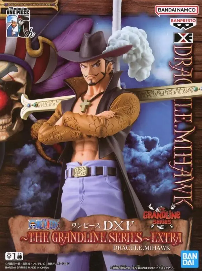 ONE PIECE - The Grandline Men Extra Dracule Mihawk Pvc Figure