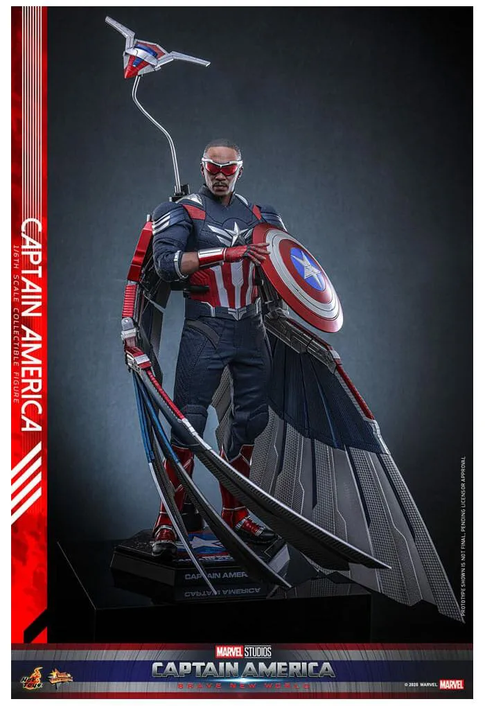 MARVEL - Captain America Brave New World - Captain America 1/6 Action Figure 12" MMS779