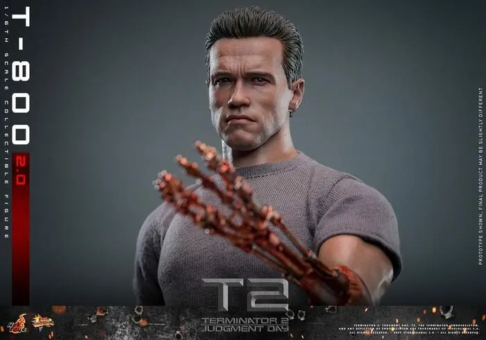 TERMINATOR 2 - T-800 2.0 1/6 Action Figure 12" MMS795