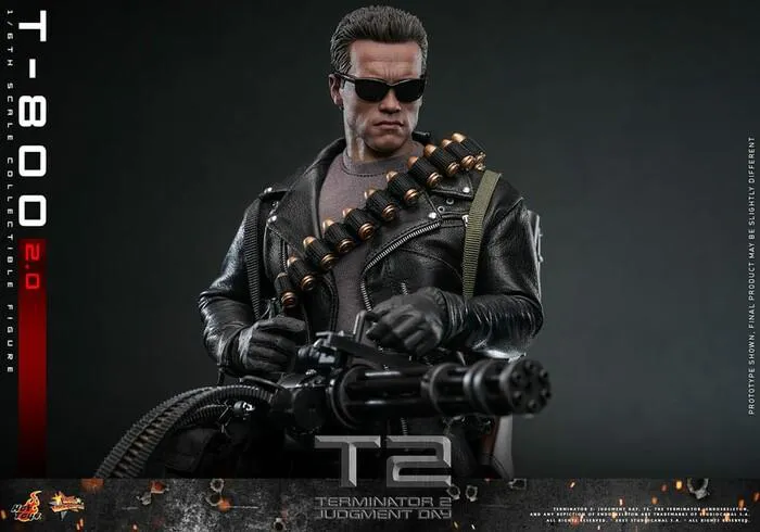 TERMINATOR 2 - T-800 2.0 1/6 Action Figure 12" MMS795
