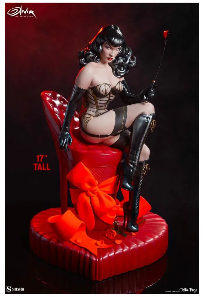 BETTIE PAGE - Love Hurts Polystone Statue