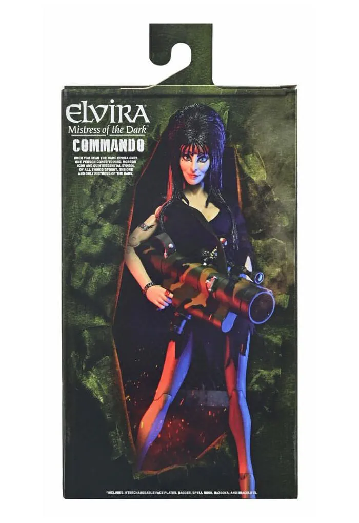 ELVIRA - Mistress of the Dark - Commando Elvira Clothed Action Figure