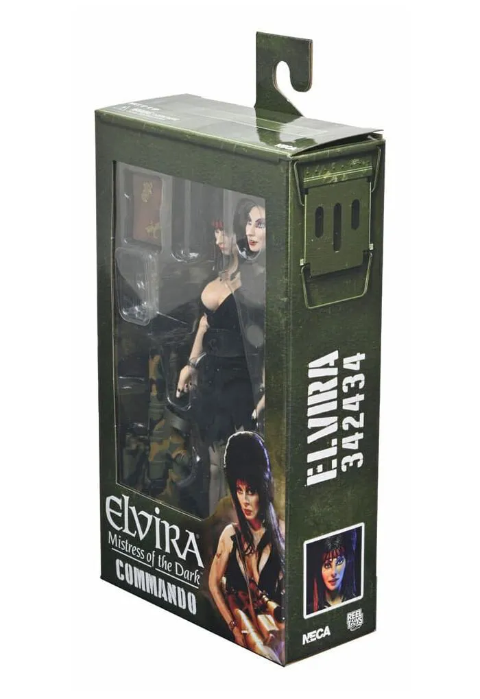 ELVIRA - Mistress of the Dark - Commando Elvira Clothed Action Figure