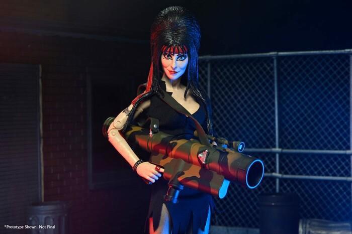 ELVIRA - Mistress of the Dark - Commando Elvira Clothed Action Figure