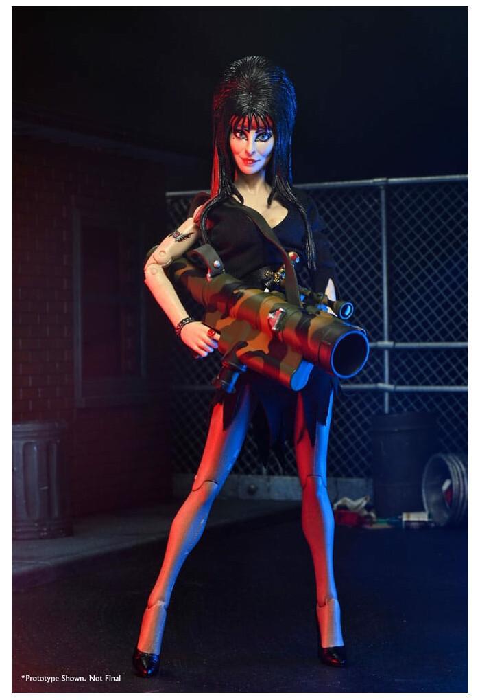 ELVIRA - Mistress of the Dark - Commando Elvira Clothed Action Figure