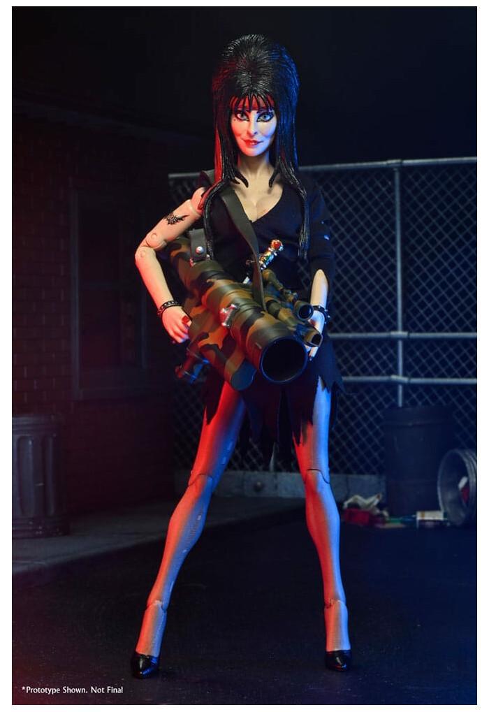ELVIRA - Mistress of the Dark - Commando Elvira Clothed Action Figure