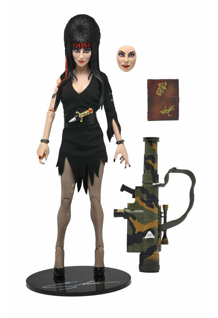 ELVIRA - Mistress of the Dark - Commando Elvira Clothed Action Figure