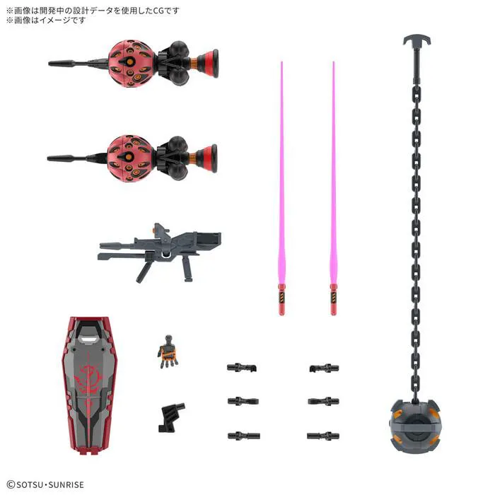 GUNDAM - 1/144 GMS-a Red Model Kit HGGQ # 004