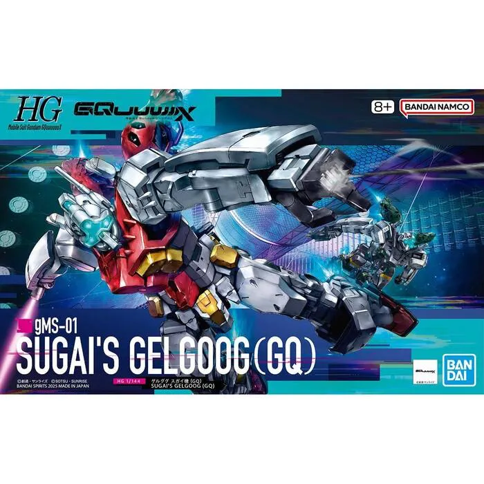 GUNDAM - 1/144 gMS-01 Sugai's Gelgoog GQ Model Kit HGGQ # 003