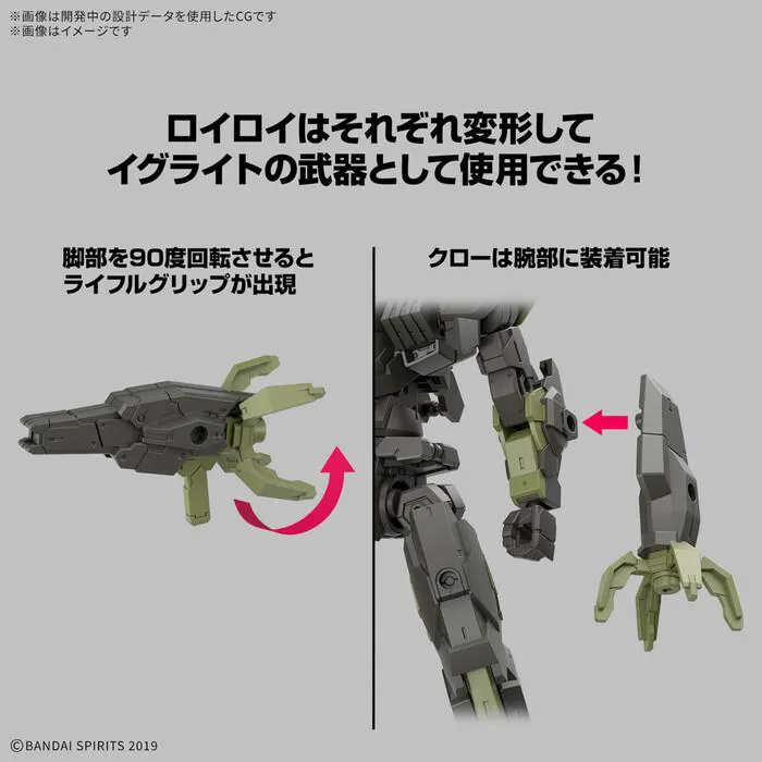 GUNDAM 30MM / 30 MINUTES MISSIONS - 1/144 eEXM-40 Egritte 02 Model Kit