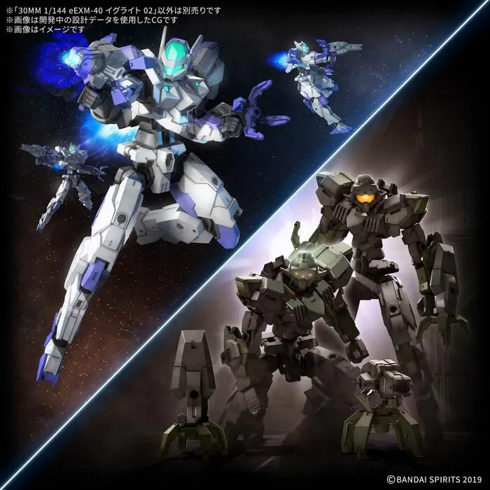 GUNDAM 30MM / 30 MINUTES MISSIONS - 1/144 eEXM-40 Egritte 02 Model Kit