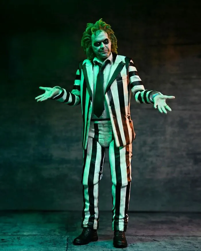 BEETLEJUICE 2024 - Striped Suit Beetlejuice Ultimate Action Figure