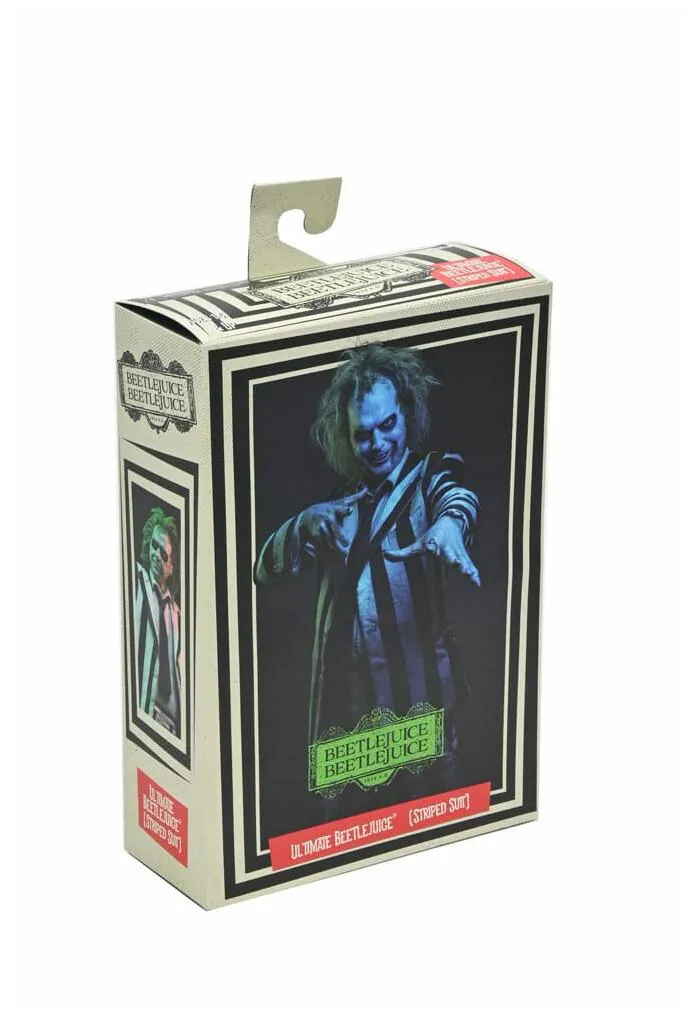 BEETLEJUICE 2024 - Striped Suit Beetlejuice Ultimate Action Figure