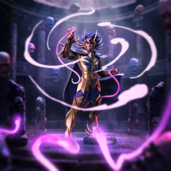 SAINT SEIYA - Cancer Deathmask 1/10 Art Scale Statue