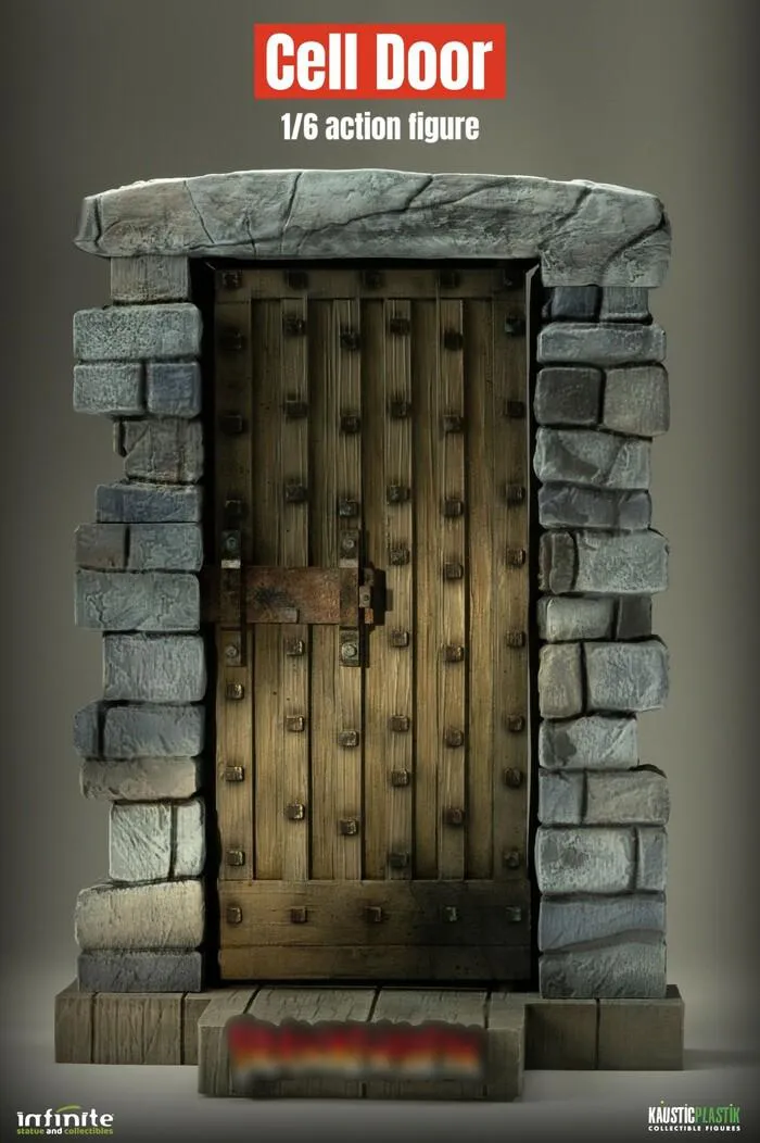 UNIVERSAL MONSTERS - Frankenstein The Castle Door 1/6 Polystone Diorama
