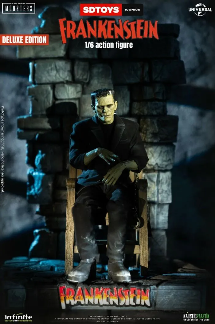 UNIVERSAL MONSTERS - Frankenstein Monster 1/6 Action Figure 12" Deluxe Edition