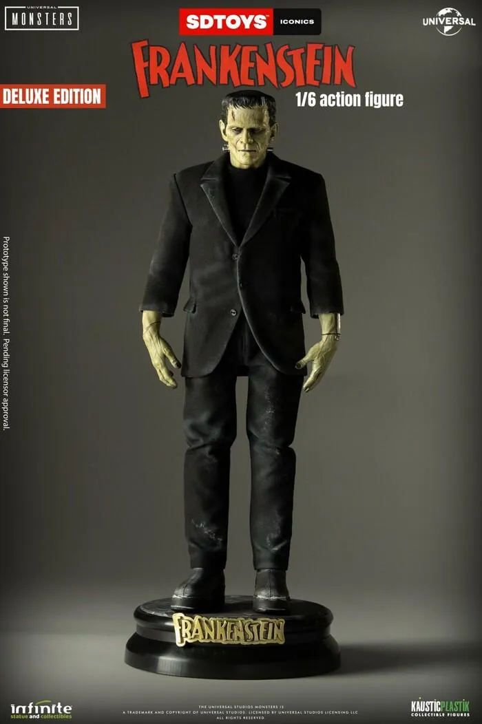 UNIVERSAL MONSTERS - Frankenstein Monster 1/6 Action Figure 12" Deluxe Edition
