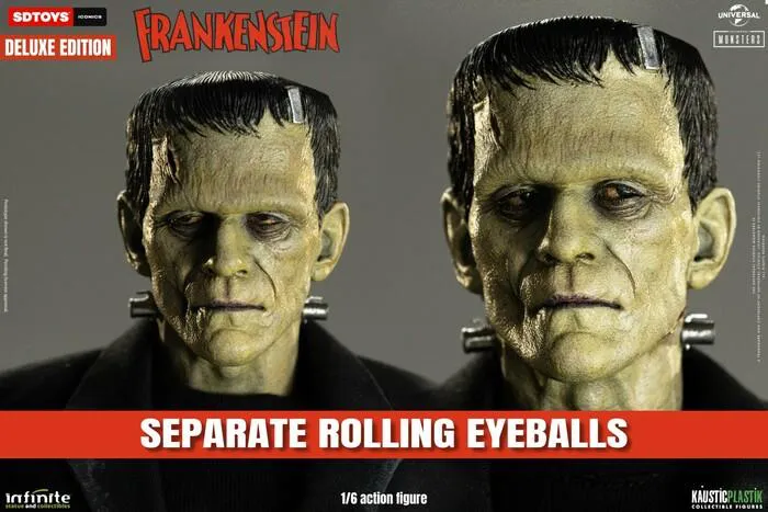 UNIVERSAL MONSTERS - Frankenstein Monster 1/6 Action Figure 12" Deluxe Edition