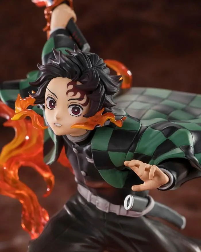 DEMON SLAYER - KIMETSU NO YAIBA - Figuarts ZERO Tanjiro Kamado Kyojuro Rengoku's Sword Guard Ver. Pvc Figure