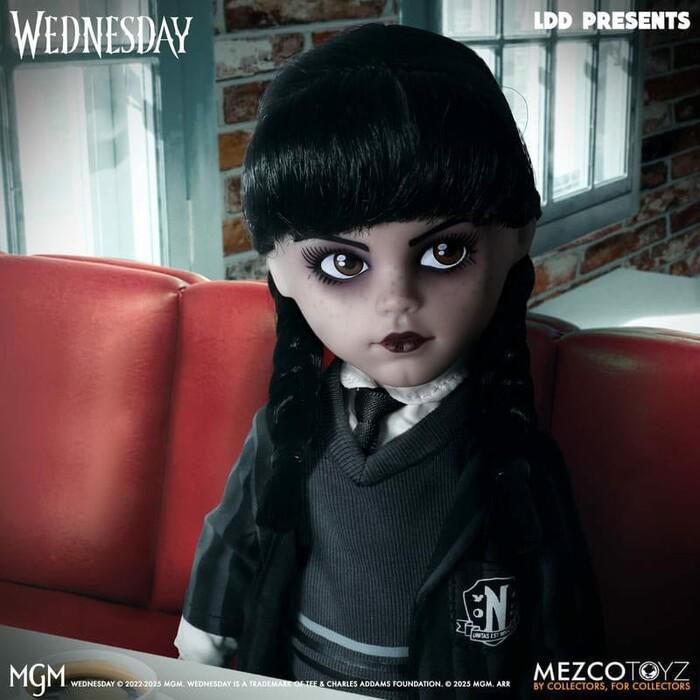 ADDAMS FAMILY - Wednesday Nevermore Academy Uniform Living Dead Dolls